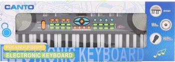 Hudební nástroj pro děti Canto Elektronické klávesy s rádiem 37 kláves černé