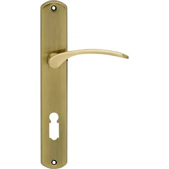 Dveřní kování 5006 štítové kování Eurolaton Povrch: bronz, Rozteč: 90, Varianty: PZ/RE - klika koule pravá