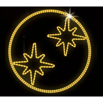 Vánoční světelný řetěz Polamp POL-0055 - 2D dekorace - Baňka - Ø 100 cm