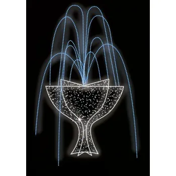 Vánoční osvětlení Polamp POL-0901 - 3D dekorace - Fontána - 300 x 350 cm