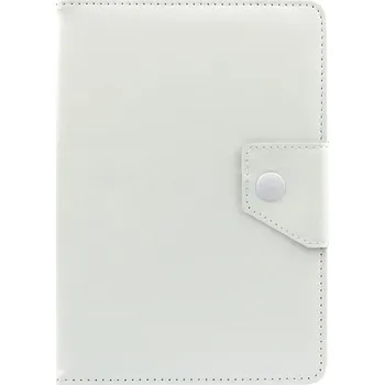 Příslušenství pro tablet CLASSIC Pouzdro na tablet 8", univerzální, koženkové - Bílá