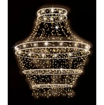 Vánoční osvětlení Polamp POL-0719 - 3D dekorace - Ozdoba sloupů - 90 x 80 cm