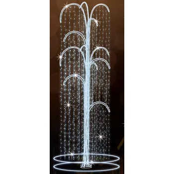 Vánoční světelný řetěz Polamp POL-1963 - 3D dekorace - Fontána - 300 x 80 cm