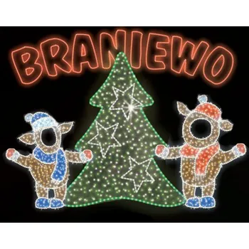 Vánoční osvětlení Polamp POL-0958 3D DEKORACJE MONIDŁO - 200X300CM