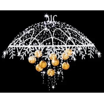 Vánoční světelný řetěz Polamp POL-1751 - 3D dekorace - Lampion - Ø80cm