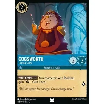 Sběratelská karetní hra ROF 143/204 Cogsworth - Talking Clock - Rise of the Floodborn Verze: NORMAL