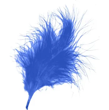 Peří světle modré 10ks
