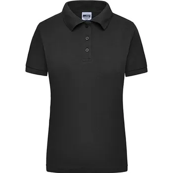 Dámské tričko James&Nicholson Dámská polokošile JN803 Black L