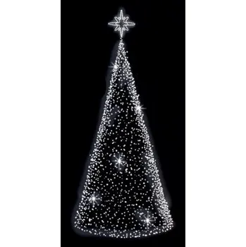 Vánoční světelný řetěz Polamp POL-0915 - 3D dekorace - Stromeček - Ø300cm