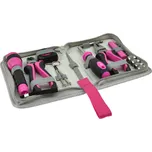 GEKO Dámská sada růžové nářadí LADY - kleště, bity, svítilna, metr, 23 dílů