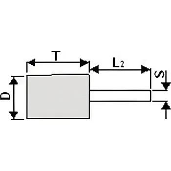 Brusný kotouč TYROLIT Tělísko brusné válcové 5x10-3 98A 100 O6V40