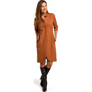 Dámské šaty Dámské šaty Stylove S189 Stylove hnědá 1007556