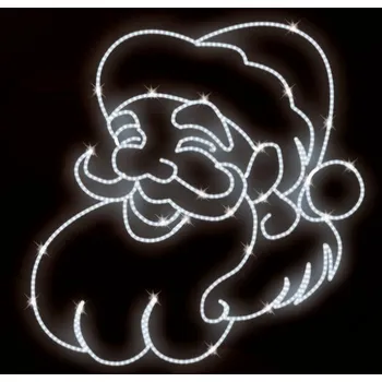 Vánoční světelný řetěz Polamp POL-0076 - 2D dekorace - Santa - 150 x 150 cm