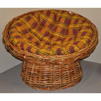 Papasan Nábytek PEGAS Ratanový papasan Abaka polstr okrový