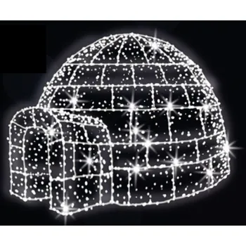 Vánoční světelný řetěz Polamp POL-0922 - 3D dekorace - Iglů - 200 x 200 cm