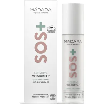 Pleťový krém MÁDARA SOS+ SENSITIVE MOISTURIZER PRO CITLIVOU PLEŤ, 50 ml
