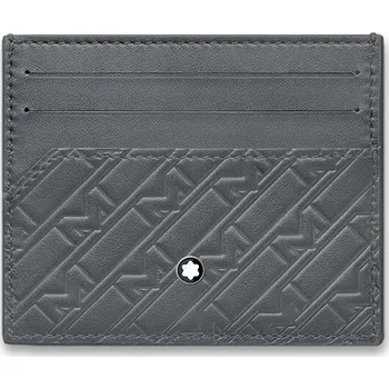 Pouzdro na kreditní karty Montblanc M_Gram 4810 6 cc, šedé