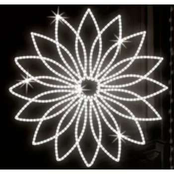 Vánoční světelný řetěz Polamp POL-0090 - 2D dekorace - Rozeta - Ø 100 cm