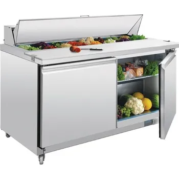 Polar dvoudveřový přípravný stůl 527l