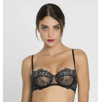 Souprava dámského spodního prádla Podprsenka bardotka LISE CHARMEL (ACH3035-02), Velikost 75E, Barva černá
