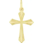 Zlatý přívěsek křížek Salome