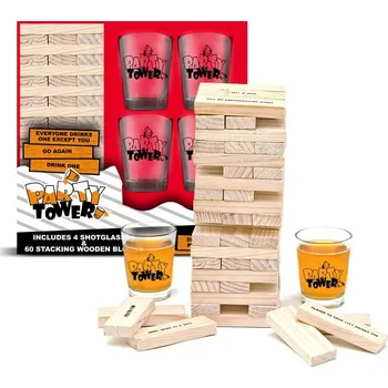 Party Tower alkoholová věž se skleničkami EN Alkoholická hra Party Tower alkoholová věž se skleničkami EN