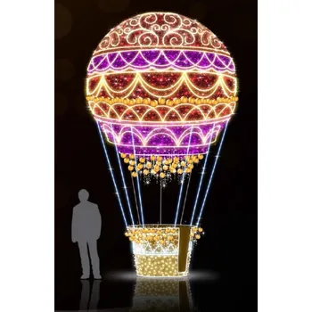 Vánoční osvětlení Polamp POL-1009PR - 3D dekorace - Balon - 600 x 350 cm