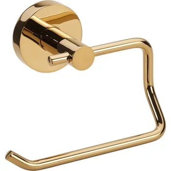 Brilo - držák toaletního papíru bez krytu, zlatá lesk 161112042