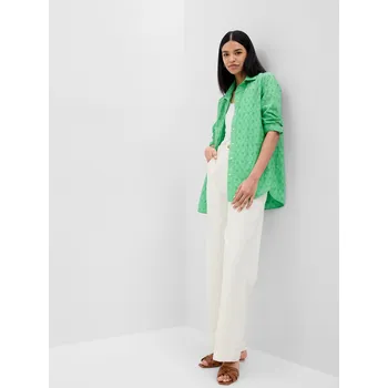 Dámská košile GAP Košile s madeirou - Dámské GAP zelená | světle zelená 2151249