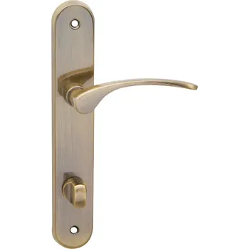 Dveřní kování Laura III Dveřní kování, 72 mm, WC, bronz česaný C0350P8364