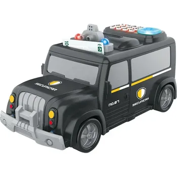 Pokladnička Dětská auto pokladnička na ukládání peněz pomocí hesla a otisku prstu