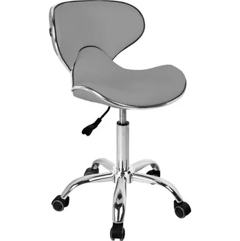 Taburet ACTIVESHOP GABBIANO kosmetická židle Q-4599 šedá