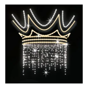 Vánoční světelný řetěz Polamp POL-1716 - 3D dekorace - Ozdoba sloupů - 120 x 90 cm