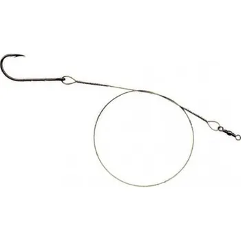 2ks - Ocelové Lanko pro Lov Dravců Mistrall Green 25cm Nosnost 11kg