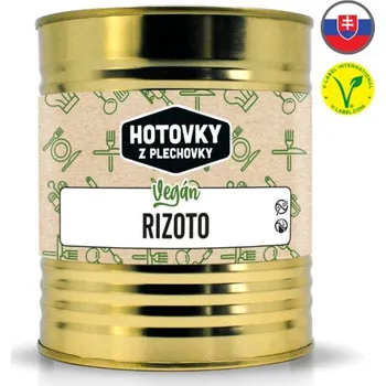 Hotové jídlo Hotovky z plechovky Vegan rizoto v plechovce Velikost: 800 ml