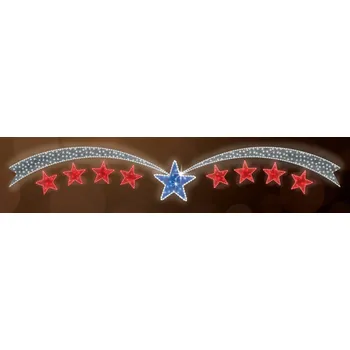 Vánoční světelný řetěz Polamp POL-0311M - 2D dekorace - Převisy - 100 x 400 cm