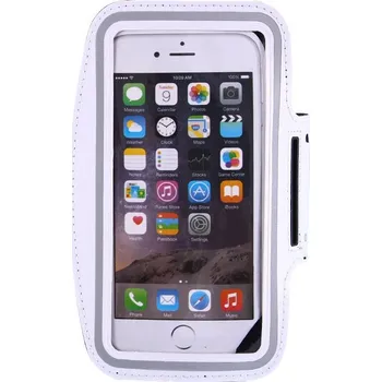 Pouzdro na mobilní telefon Sportovní pouzdro na mobilní telefon - Bílá / 5"
