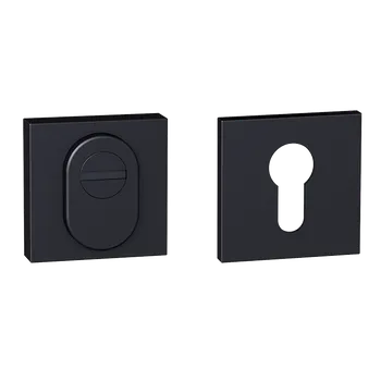 Dveřní kování COBRA OCHRANNÁ ROZETA C401-S Povrch: Černá