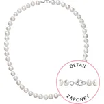 Perlový náhrdelník z říčních perel se zapínáním z bílého 14 karátového zlata 822003.1/9260B bílý