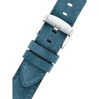 Řemínek na hodinky Kožený řemínek Morellato Schumann 5805D92.064 M, modrý