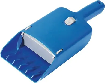 Zahradní lopatka Triuso 02STRM lopatka na posyp se zásobníkem plastová modrá