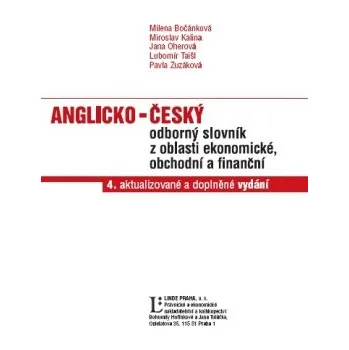 Slovník Anglicko český odborný slovník z obl ekon obch a fin 4 v - Bočánková Milena