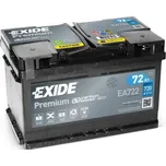 Exide Premium EA722 12V 72Ah 720A