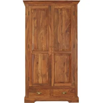 Šatní skříň Indický nábytek - Skříň 120x200x60 z indického masivu palisandr Super natural