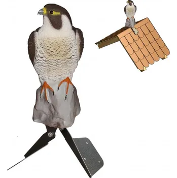 Odpuzovač zvířat Harmony Trojrozměrná maketa dravce Sokol 45 cm na hřeben střechy