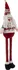Vánoční dekorace Ruhhy 22340 teleskopický Santa Claus 95 cm červený/bílý