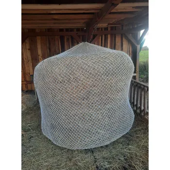 Síť na seno Síť na balík sena, Ø 150 cm, oko 5 cm, BEZUZLOVÝ POLYESTER