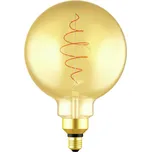 Nordlux Žlutá dekorativní stmívatelná LED žárovka Spiral Deco Globe E27 7W