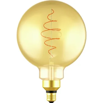 Osvětlení Nordlux Žlutá dekorativní stmívatelná LED žárovka Spiral Deco Globe E27 7W