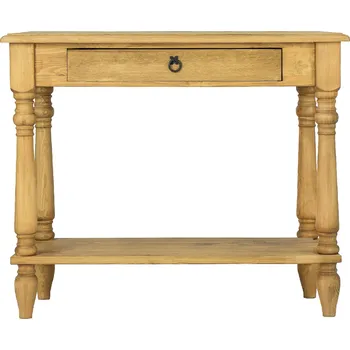 Toaletní stolek Drewmax LT703 toaletní stolek masiv borovice rustikal (Voskovaný borovicový nábytek)